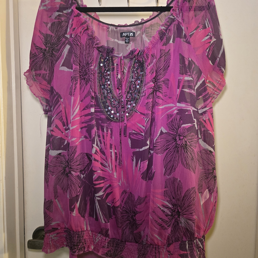 Apt. 9‎ Women's Pink Floral Top